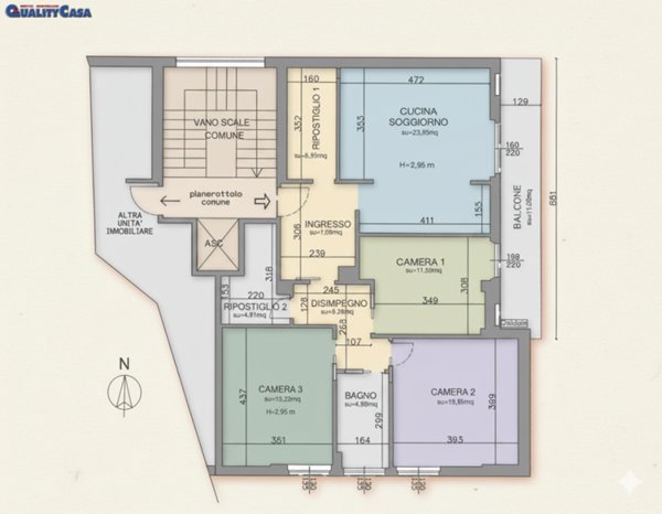 appartamento in vendita a Chiaravalle