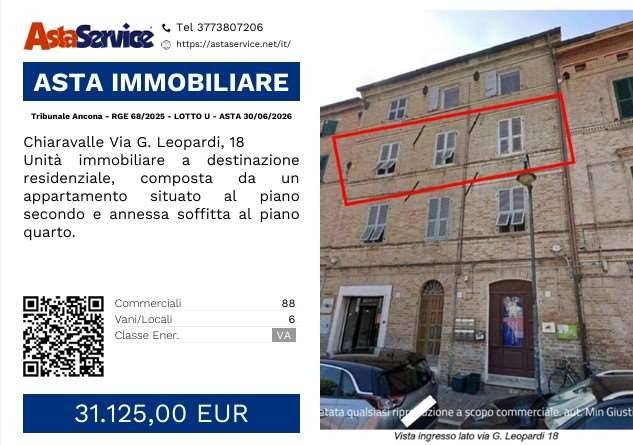 appartamento in vendita a Chiaravalle