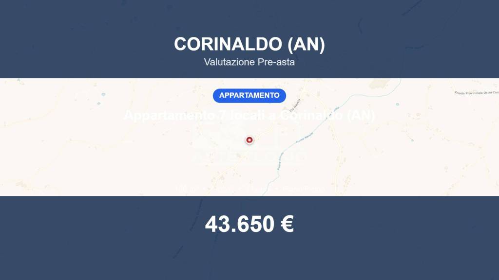 appartamento in vendita a Corinaldo in zona Nevola