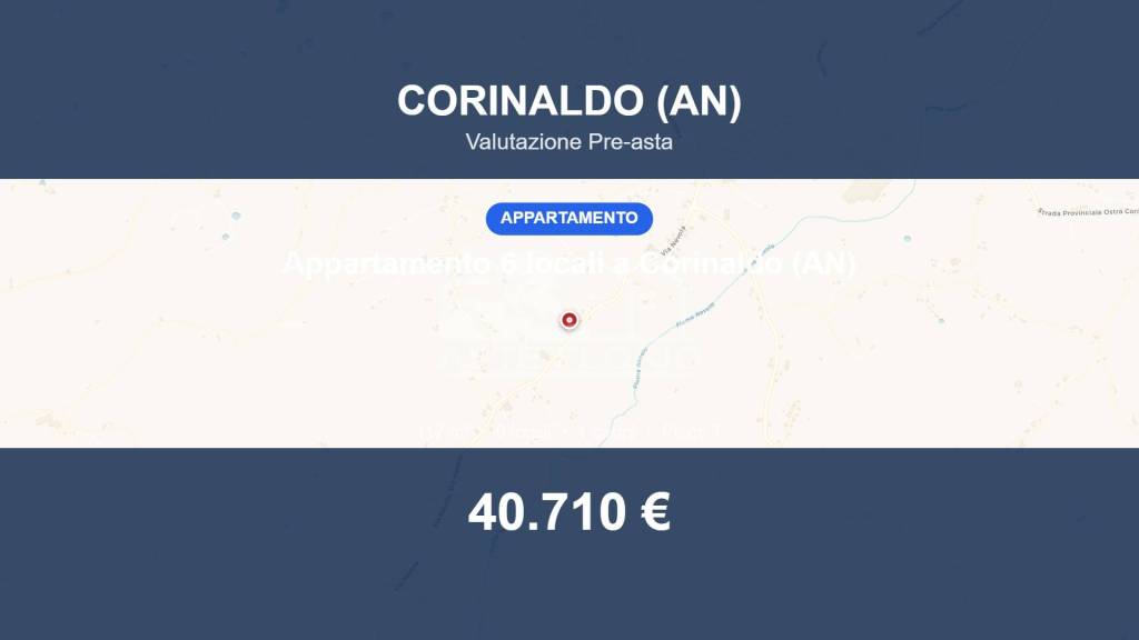 appartamento in vendita a Corinaldo in zona Nevola