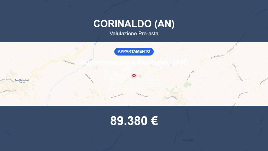 appartamento in vendita a Corinaldo in zona Madonna del Piano