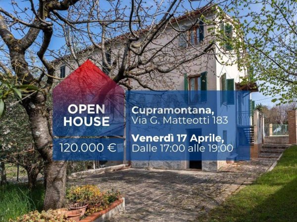 casa indipendente in vendita a Cupramontana