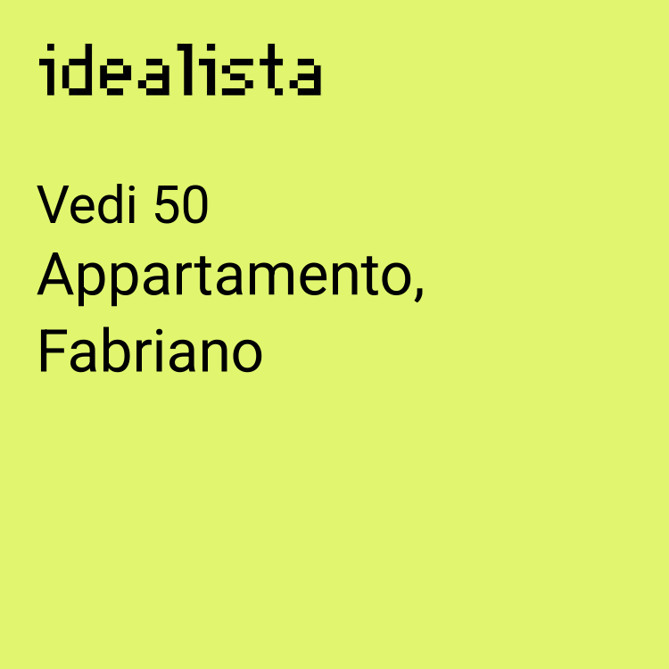 appartamento in vendita a Fabriano in zona Melano