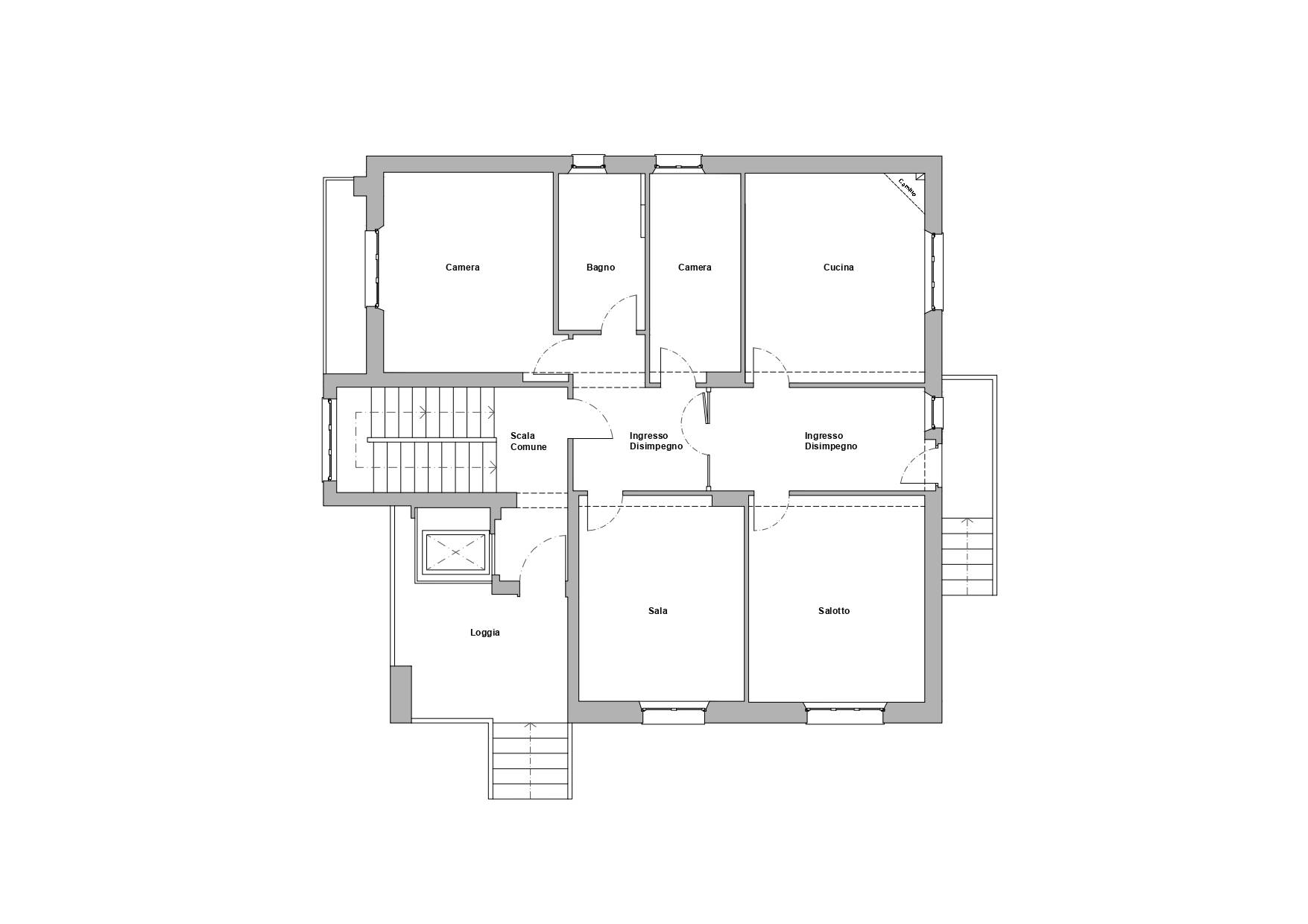appartamento in vendita a Fabriano