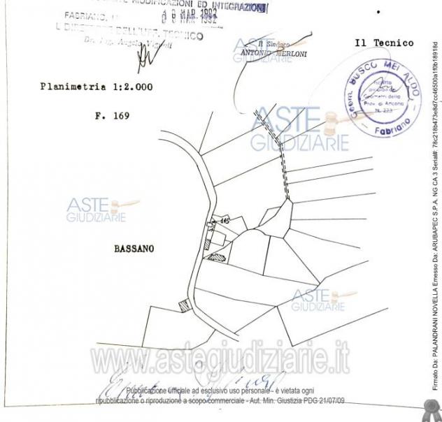 terreno edificabile in vendita a Fabriano in zona Argignano