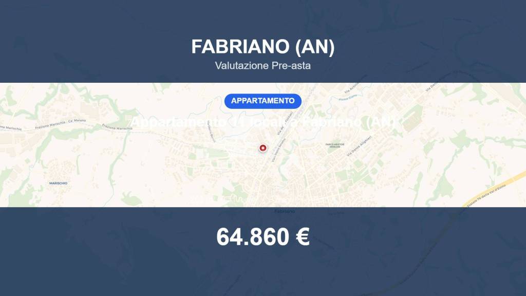 appartamento in vendita a Fabriano