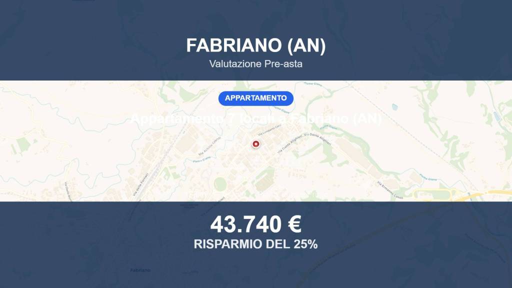 appartamento in vendita a Fabriano