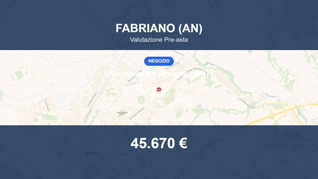 negozio in vendita a Fabriano