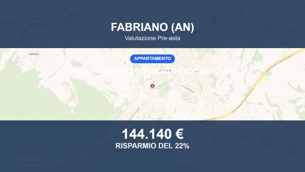 appartamento in vendita a Fabriano
