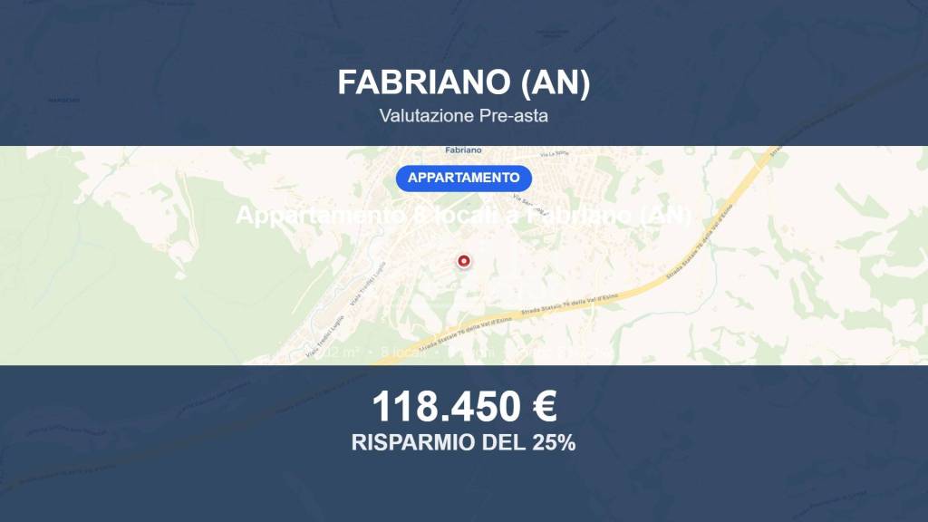 appartamento in vendita a Fabriano