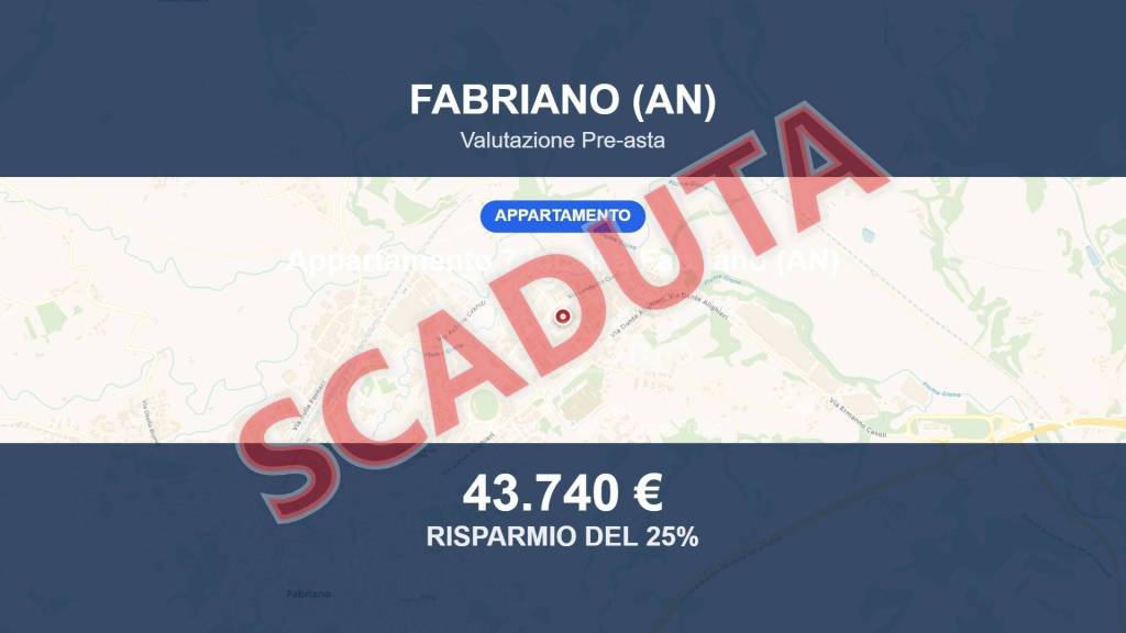appartamento in vendita a Fabriano