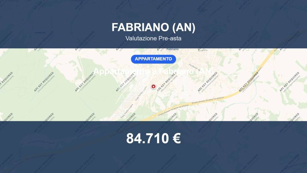 appartamento in vendita a Fabriano