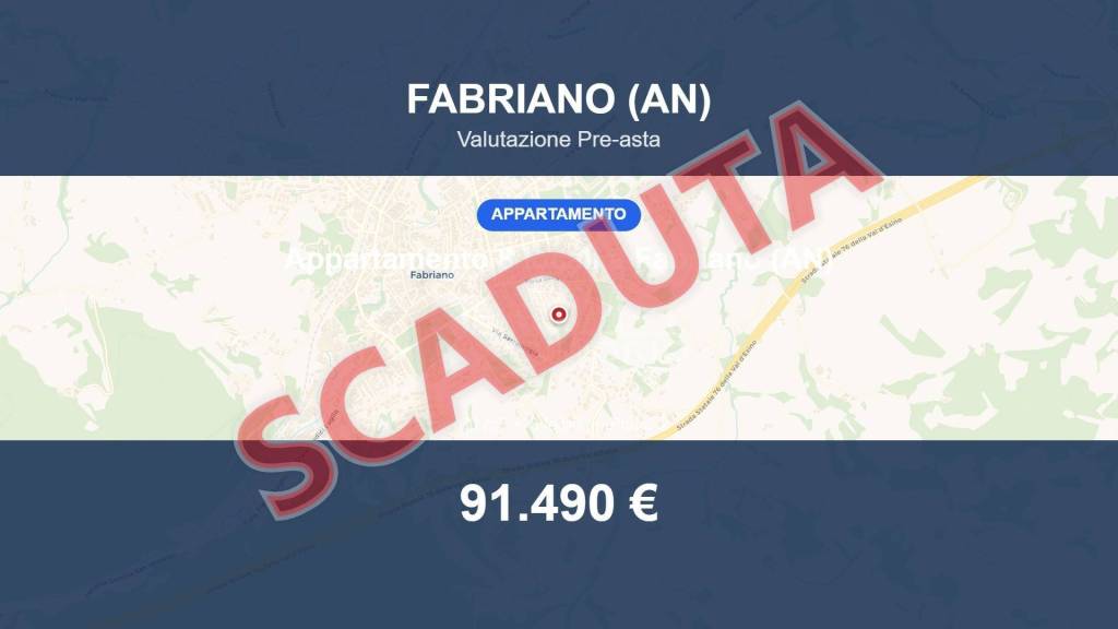 appartamento in vendita a Fabriano