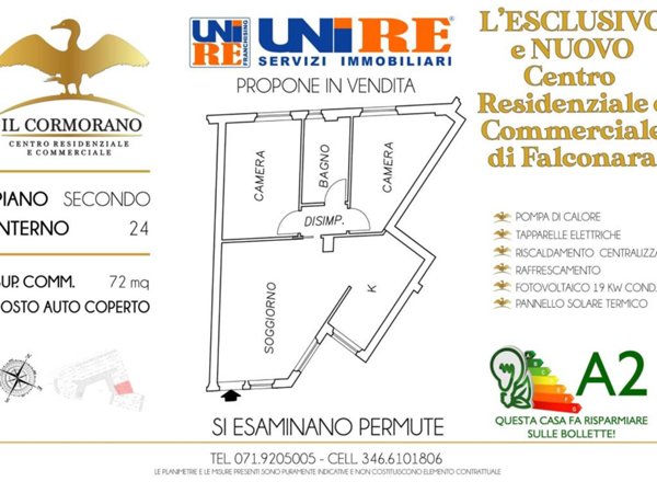 appartamento in vendita a Falconara Marittima