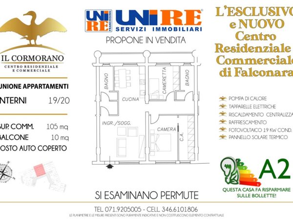 appartamento in vendita a Falconara Marittima