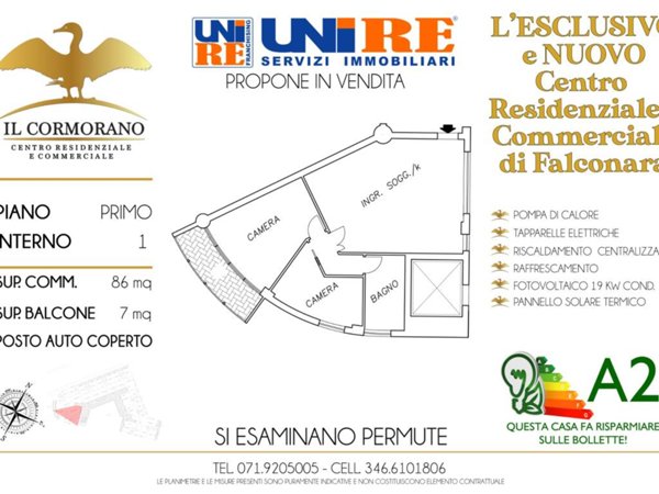 appartamento in vendita a Falconara Marittima