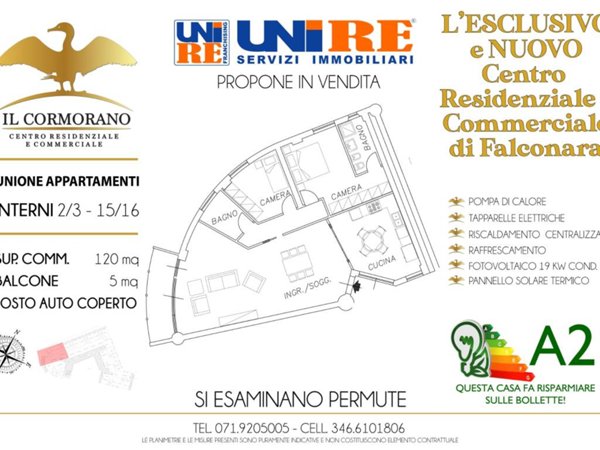 appartamento in vendita a Falconara Marittima