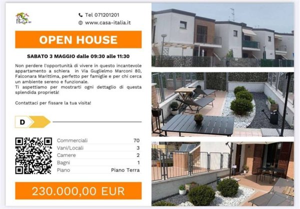 appartamento in vendita a Falconara Marittima