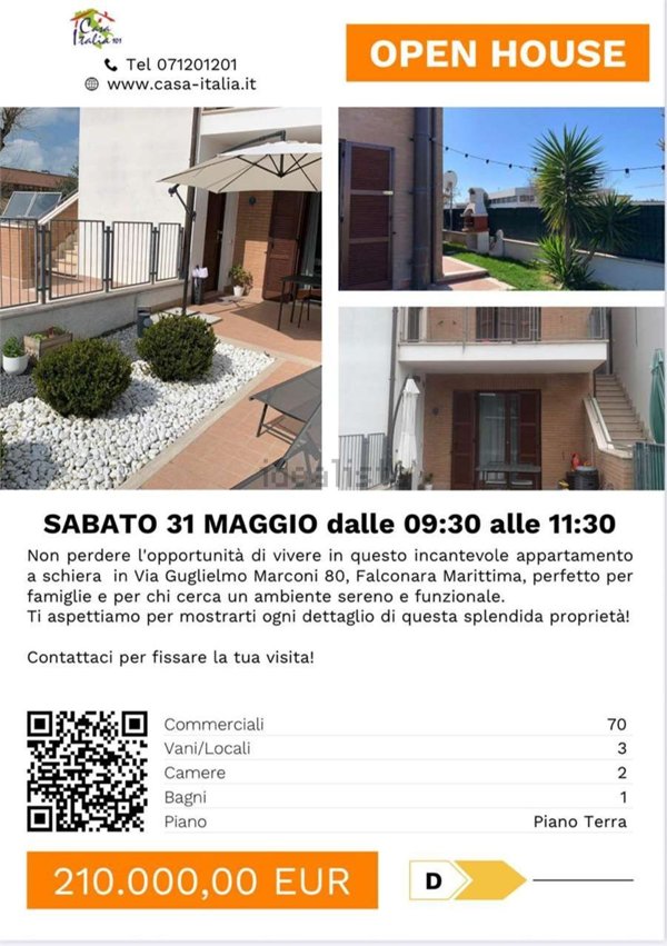 appartamento in vendita a Falconara Marittima