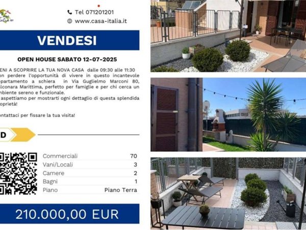 appartamento in vendita a Falconara Marittima