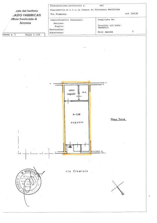 negozio in vendita a Falconara Marittima