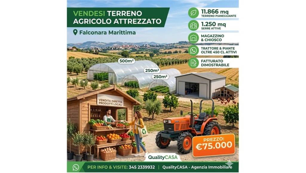 terreno agricolo in vendita a Falconara Marittima