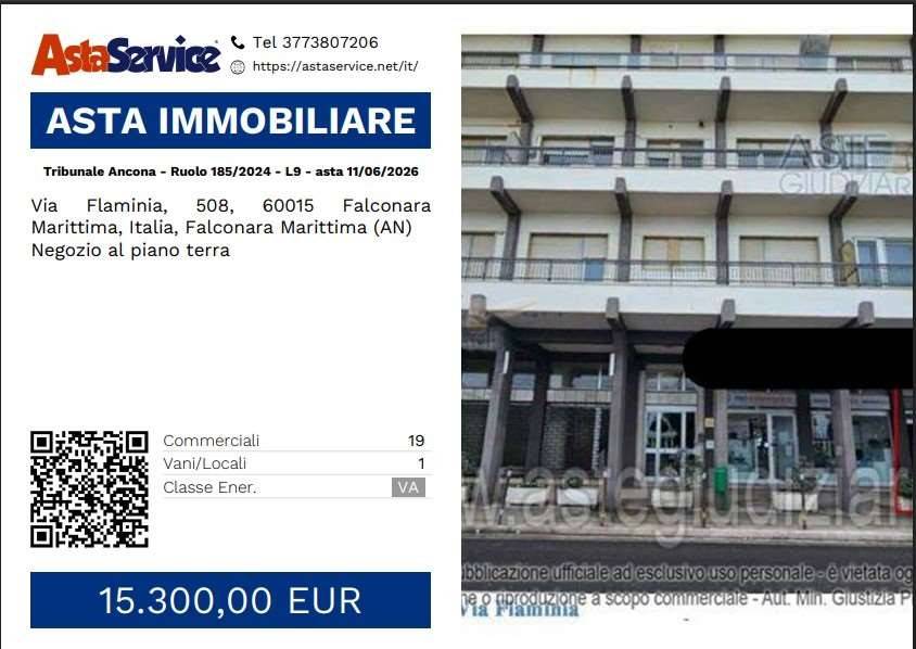negozio in vendita a Falconara Marittima