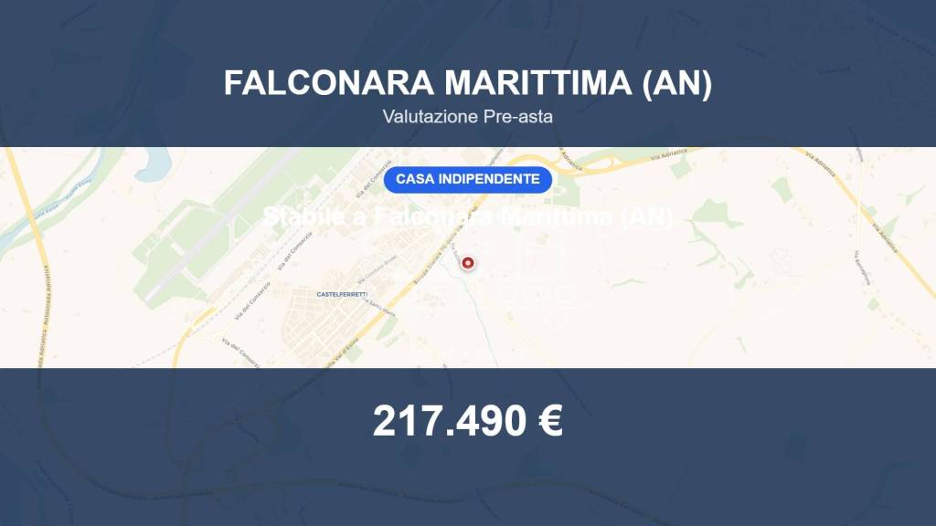casa indipendente in vendita a Falconara Marittima in zona Castelferretti