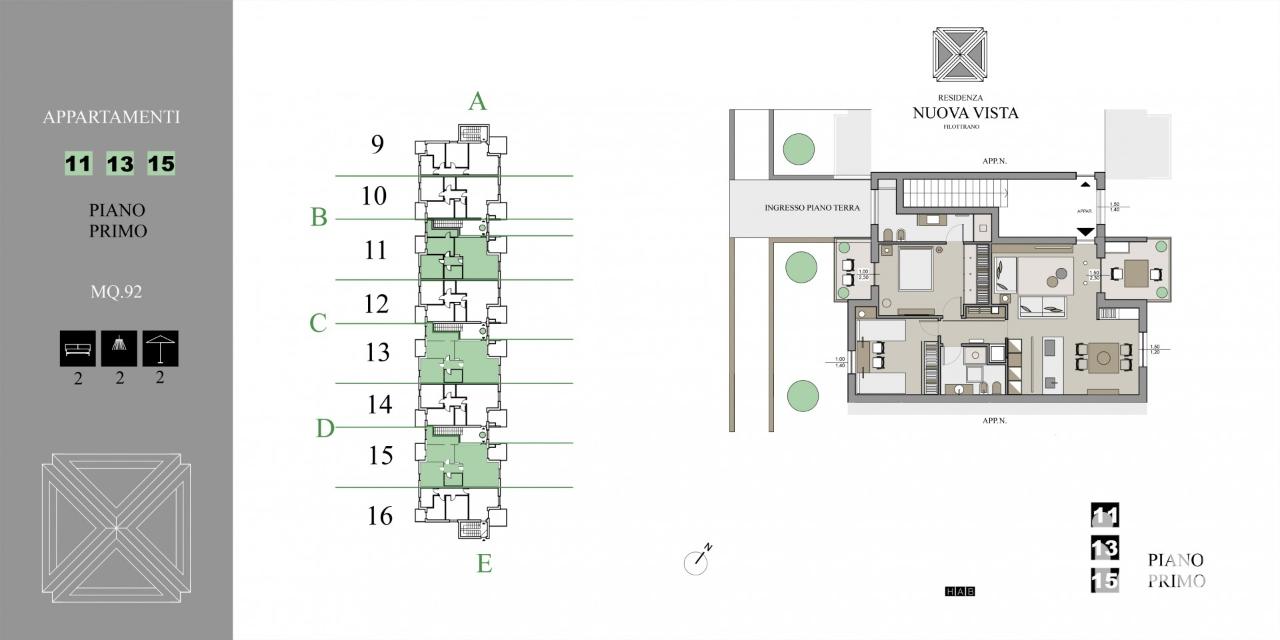 appartamento in vendita a Filottrano in zona Imbrecciata
