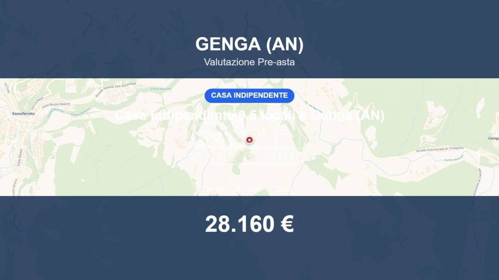 casa indipendente in vendita a Genga in zona Camponocecchio