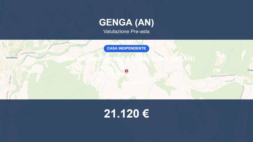 casa indipendente in vendita a Genga in zona San Fortunato