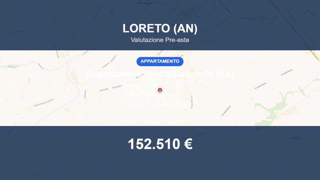appartamento in vendita a Loreto in zona Archi