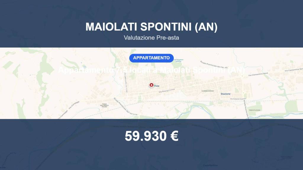 appartamento in vendita a Maiolati Spontini in zona Moie