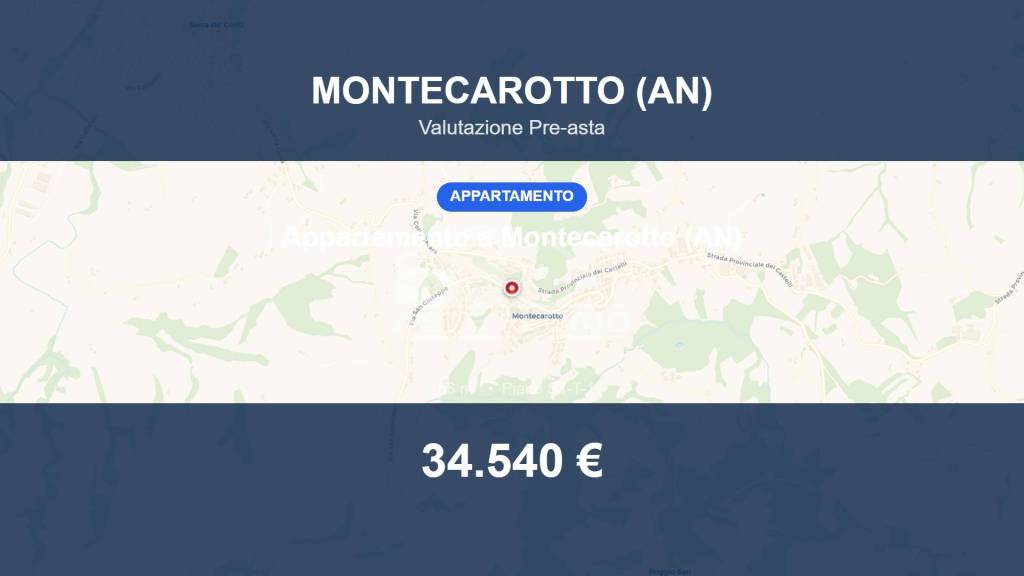 appartamento in vendita a Montecarotto