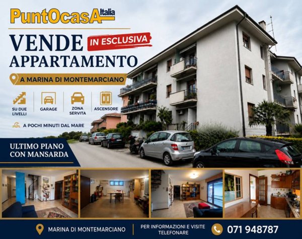 appartamento in vendita a Montemarciano in zona Marina