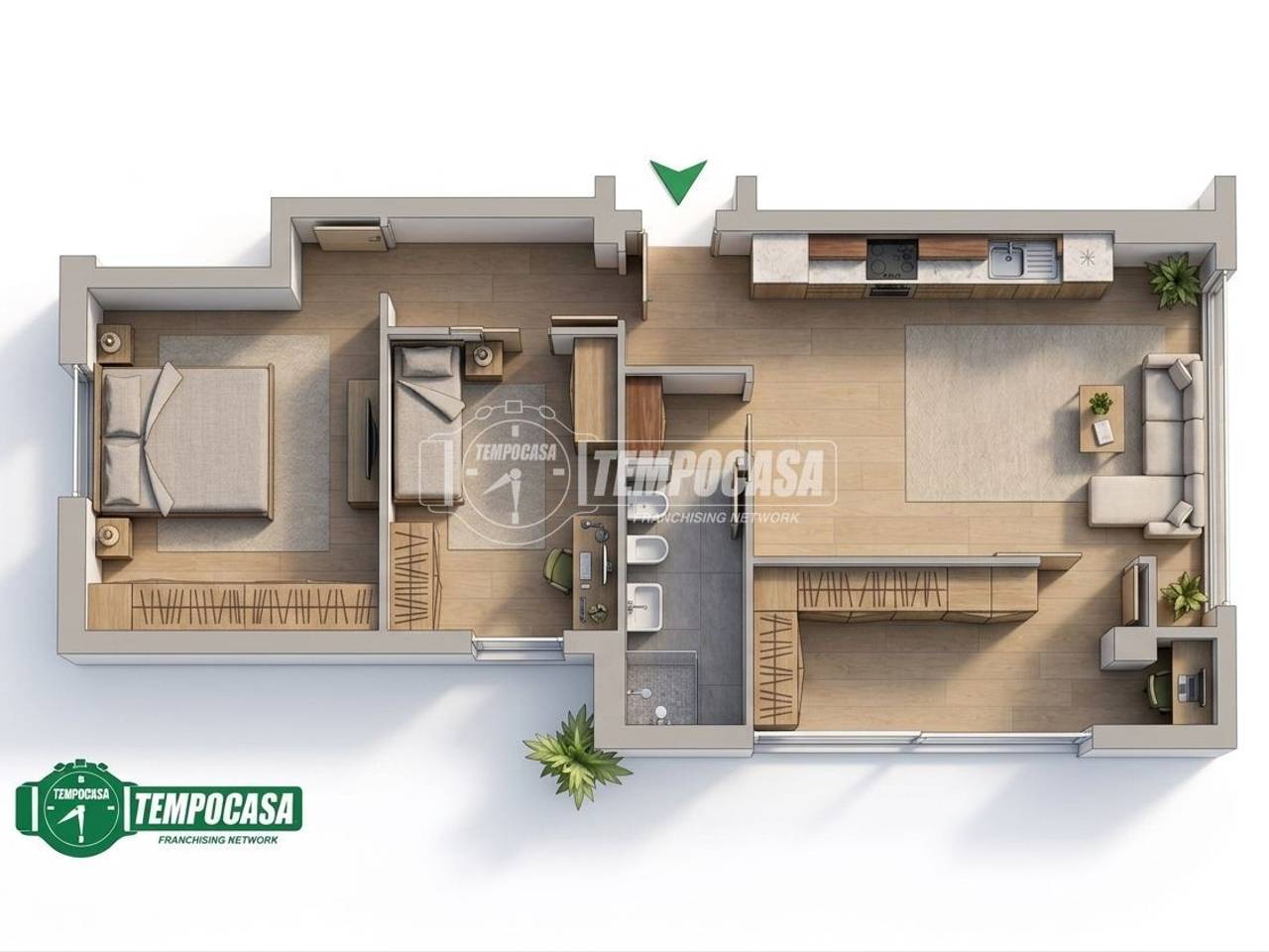 appartamento in vendita a Montemarciano in zona Marina