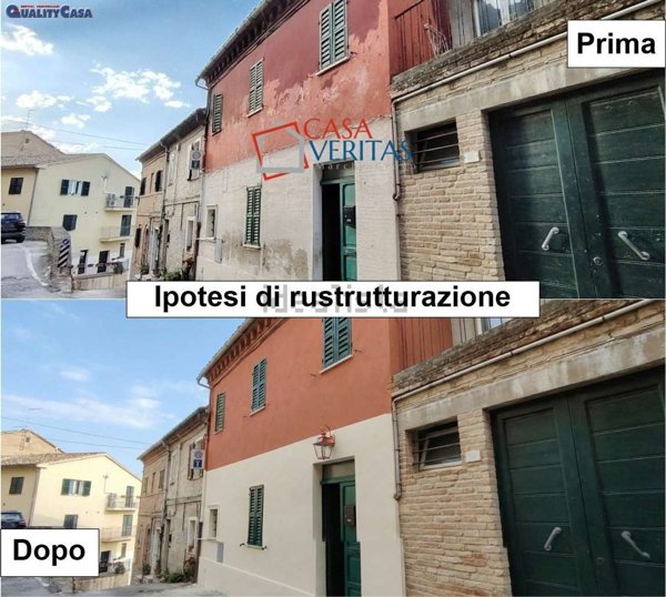 casa semindipendente in vendita a Monte San Vito