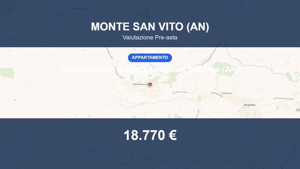 appartamento in vendita a Monte San Vito