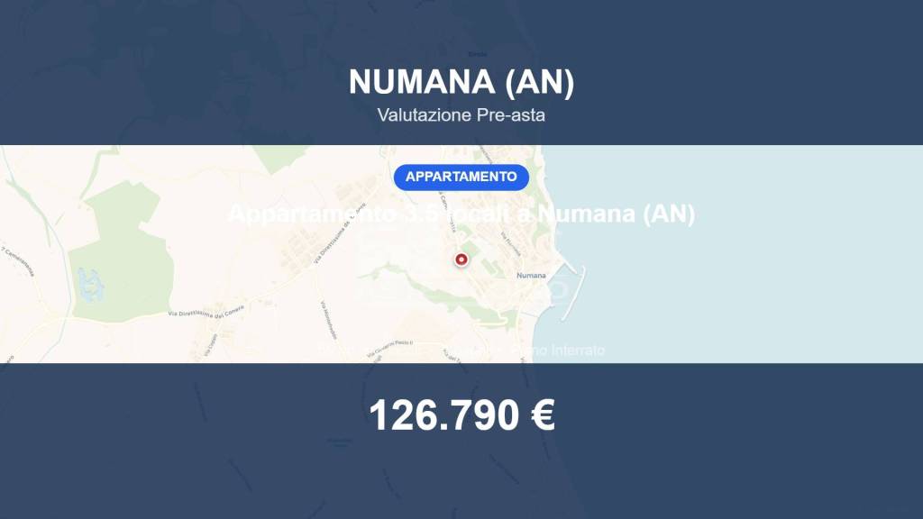 appartamento in vendita a Numana in zona Taunus