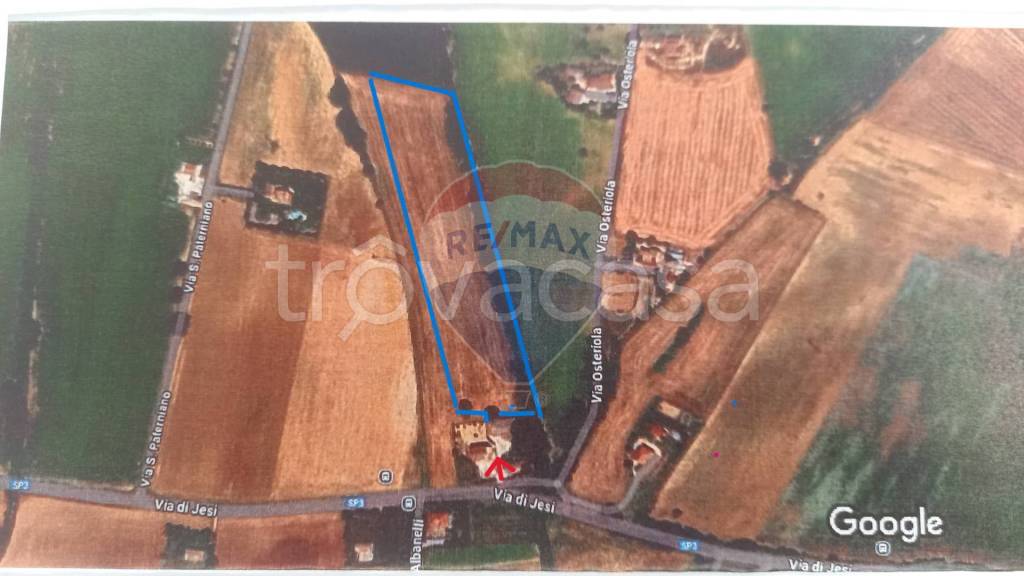 terreno agricolo in vendita ad Osimo in zona Padiglione