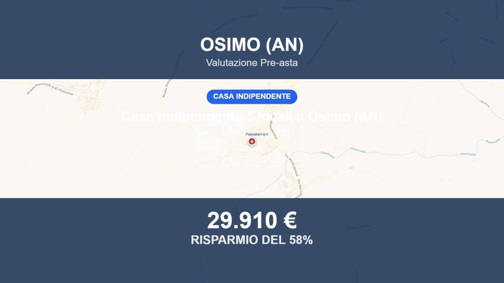 casa indipendente in vendita ad Osimo in zona Passatempo