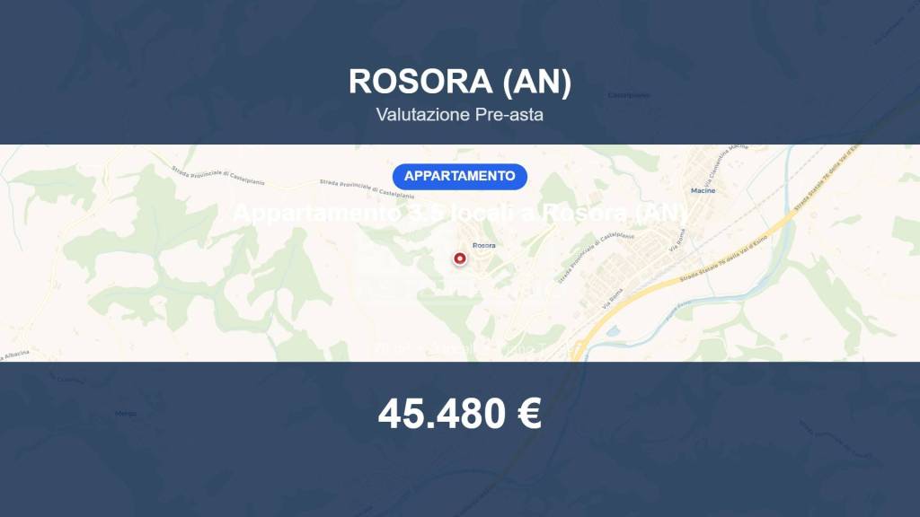 appartamento in vendita a Rosora