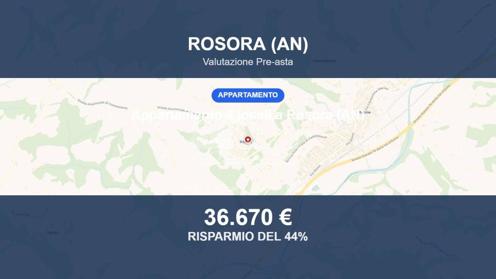 appartamento in vendita a Rosora