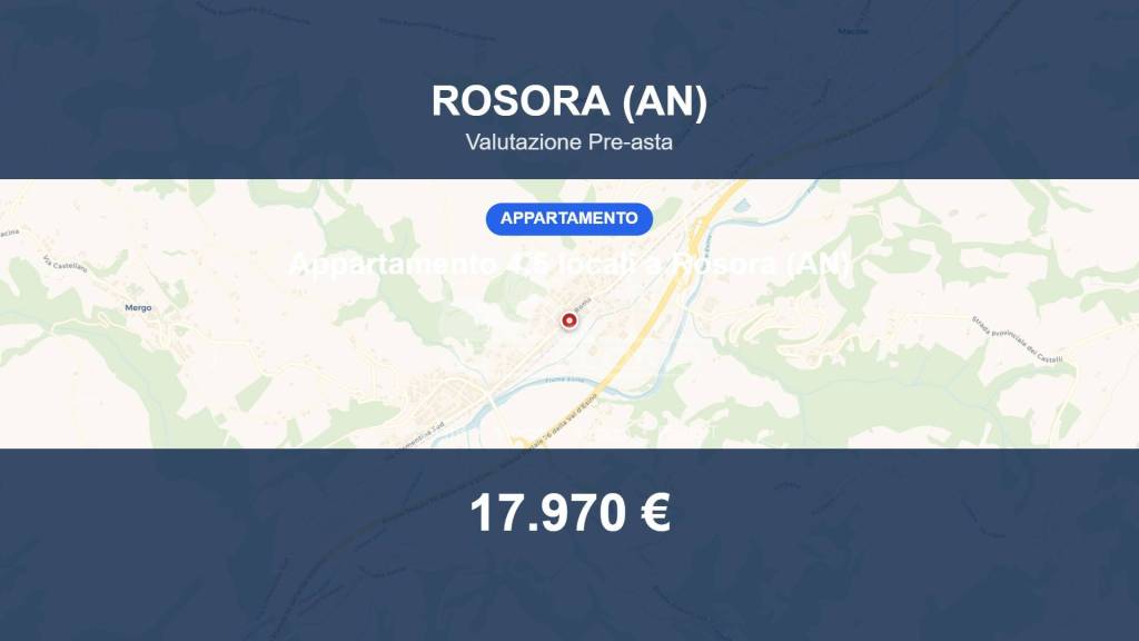 appartamento in vendita a Rosora in zona Angeli
