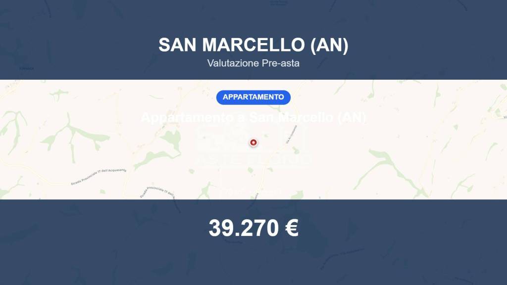 appartamento in vendita a San Marcello