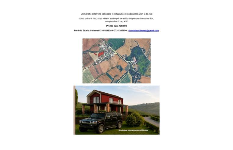 terreno edificabile in vendita a San Marcello