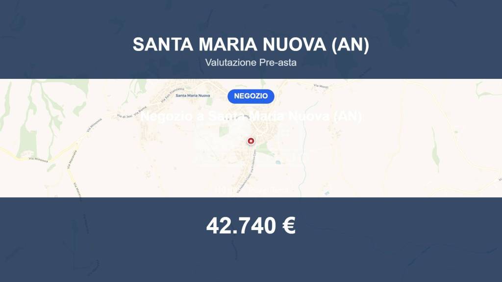 negozio in vendita a Santa Maria Nuova in zona Collina