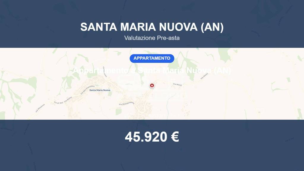 appartamento in vendita a Santa Maria Nuova in zona Collina