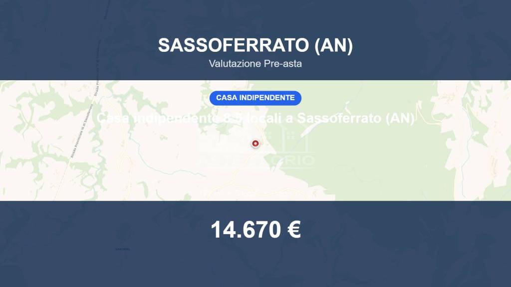 casa indipendente in vendita a Sassoferrato in zona Catobagli