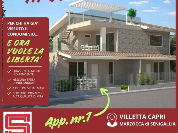 appartamento in vendita a Senigallia in zona Marzocca